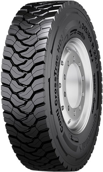315/80 R 22.5 156/150K CONTI_CROSSTRAC_HD3 TL M+S 3PMSF 20PR CONTINENTAL