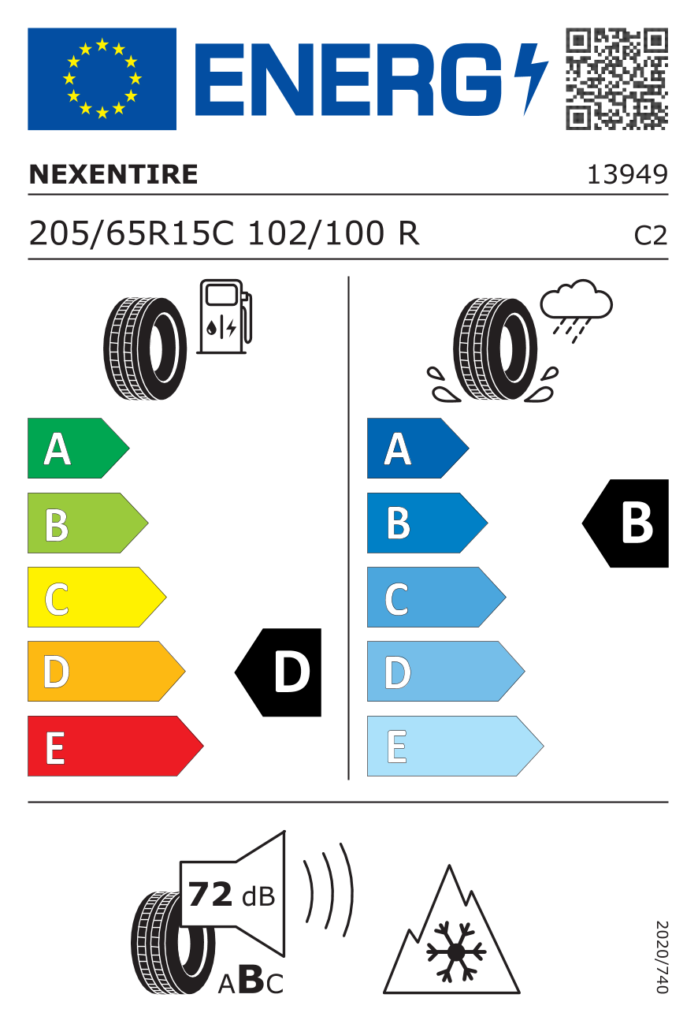 205/65 R 15 102/100R WINGUARD_WT1 TL C 6PR M+S 3PMSF NEXEN
