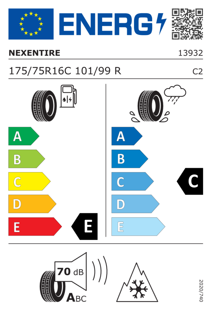 175/75 R 16 101/99R WINGUARD_WT1 TL C M+S 3PMSF 8PR NEXEN